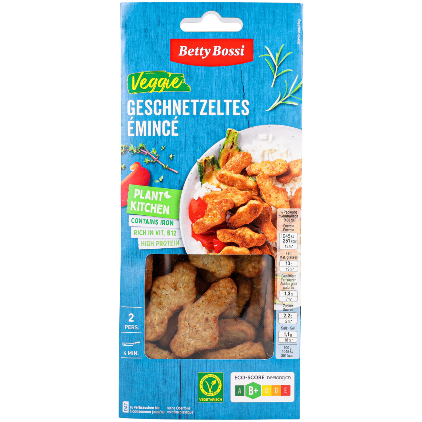 Betty Bossi Plant Kitchen Vegi Geschnetzeltes