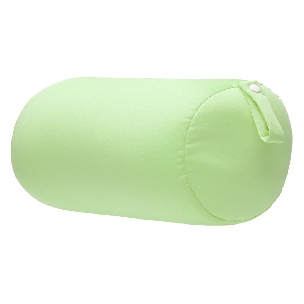 Coussin de plage à microbilles Funky vert Ø16x30cm