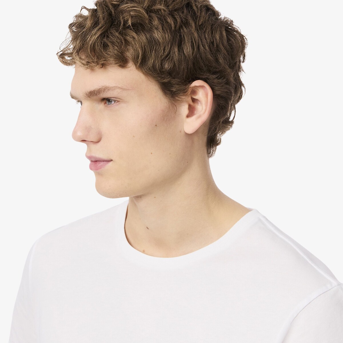 LACOSTE<br>Conjunto de 3 camisetas de algodão
