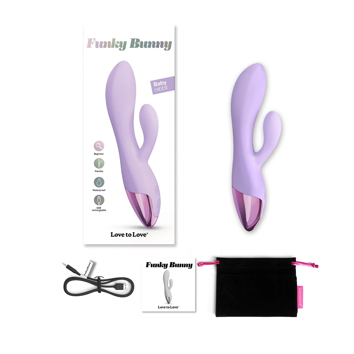 AMO AMAR<br>Vibrador Funky Bunny