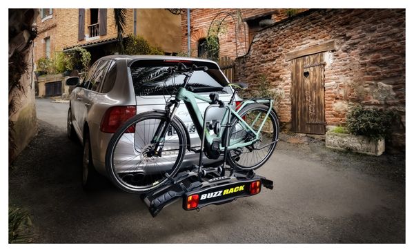 Porte-Vélos sur Boule d'Attelage Buzz Rack E-Hornet 2 - 13 Broches - 2 Vélos (E-bike Compatible) Noir