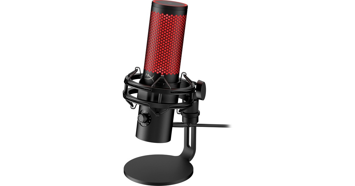 HyperXQuadCast 2 - USB gaming microfoon  (Zwart/rood)