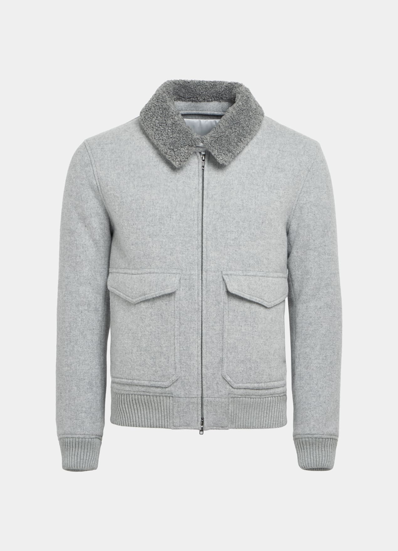 Bomber gris clair