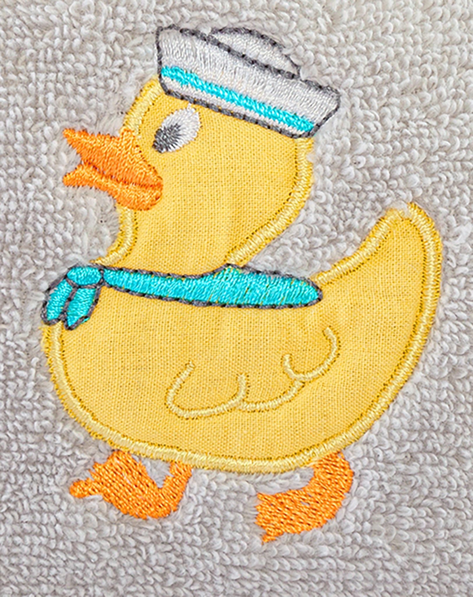 Waschtasche ENTE (18x16) in hellgrau
