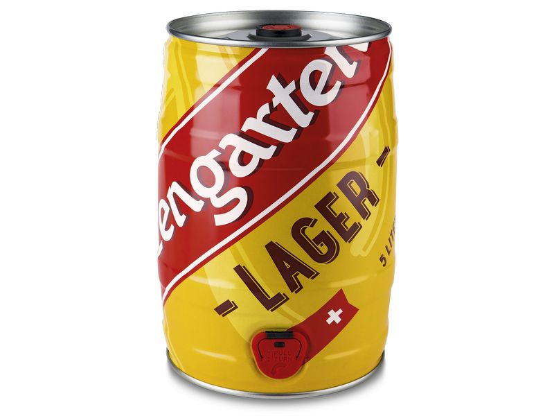 Schützengarten Bier Lager hell Partydose 5 l Helles Lagerbier