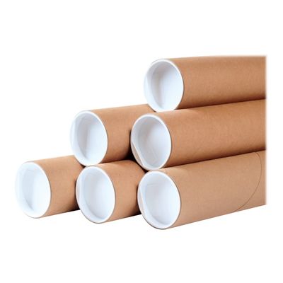 25 tubes d'expédition rond - 6 cm (diamètre) x 64 cm - Torraspapel