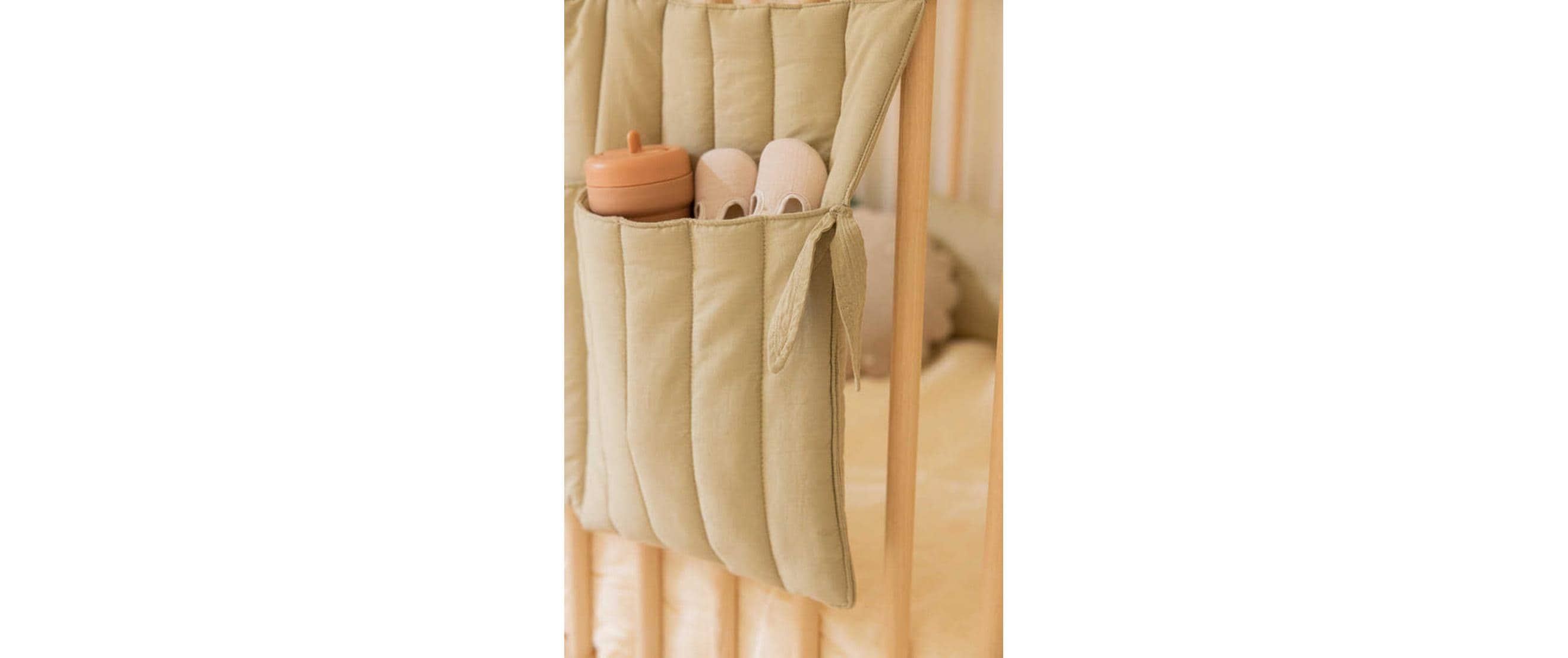 Spielzeugtasche OliveAufhängbare Krippentasche