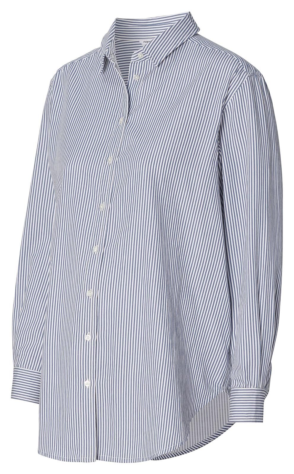 Noppies Maternity Blouse Arles - Gris blue Stripe