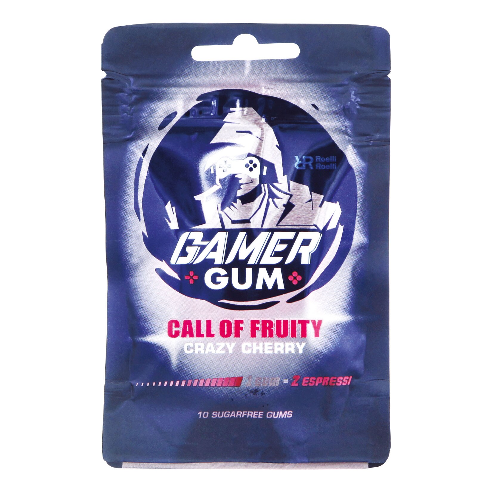 Gamer Gum Call of Fruity Crazy Cherry 24 g, 12er Pack