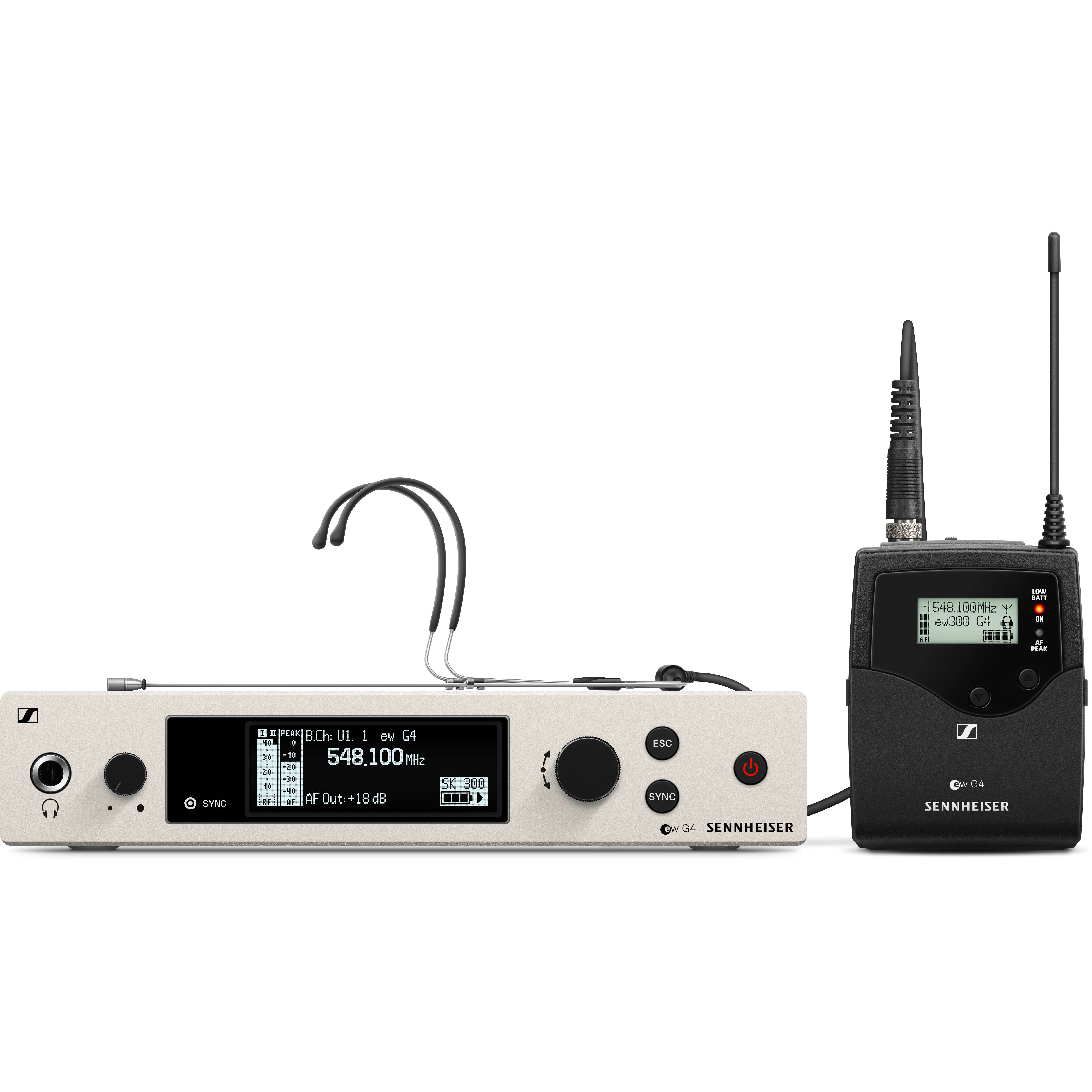 Sennheiser ew 300 G4-HEADMIC1-RC-GW headset (558 - 626 MHz)