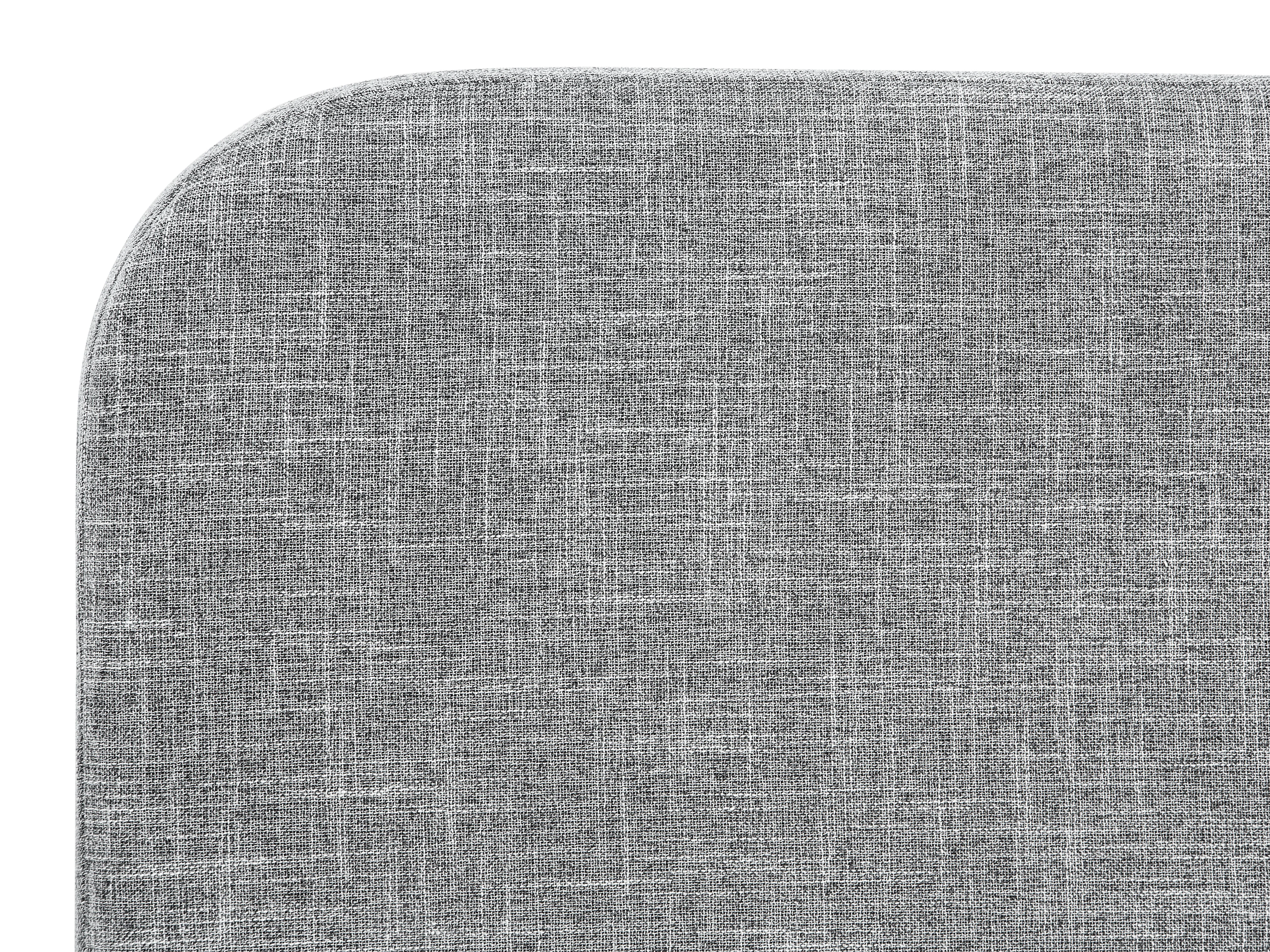 Bed Stof RENNES 180 x 200 cm Lichtgrijs
