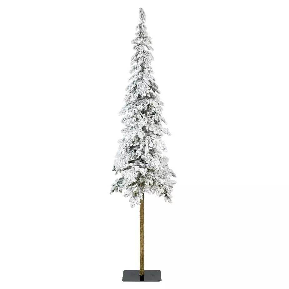 Sapin artificiel de Noël Sierra H210 cm Vert enneigé