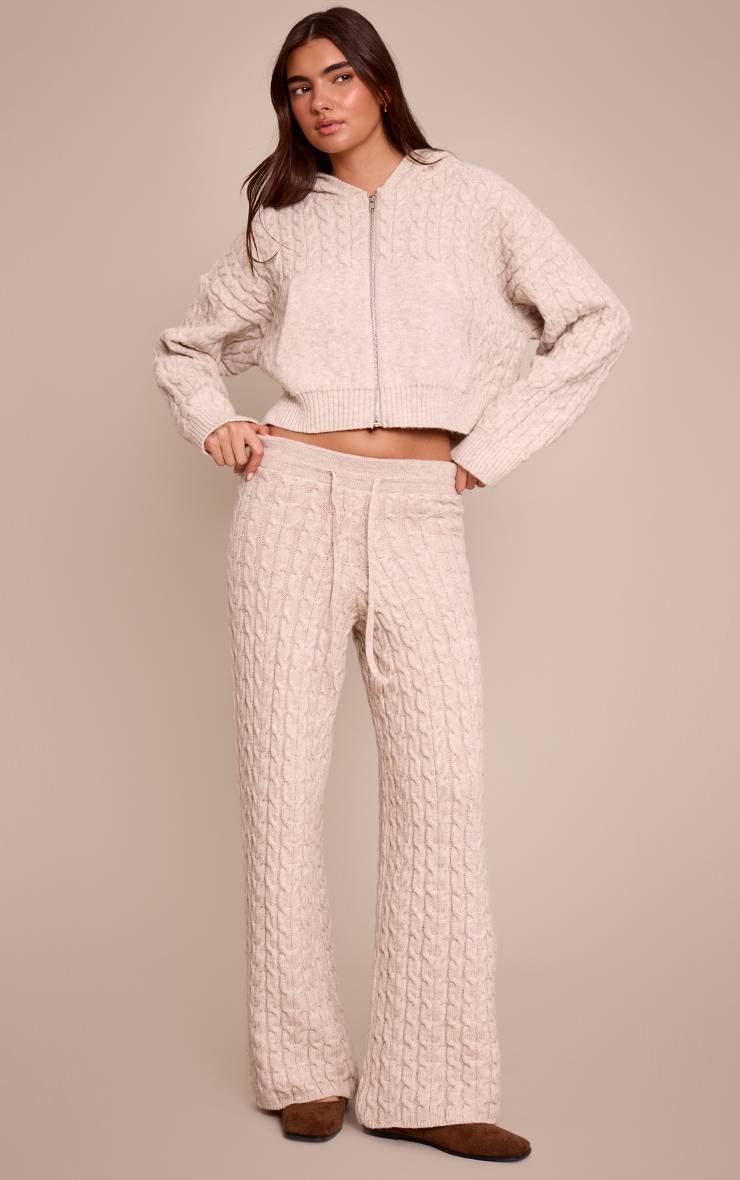 Avoine Sweat À Casynthétiqueche Court En Maille Torsadée
