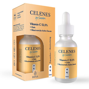 Celenes by Sweden Vitamin C 12,5%   Oats   Niacinamide Active Serum 30ML