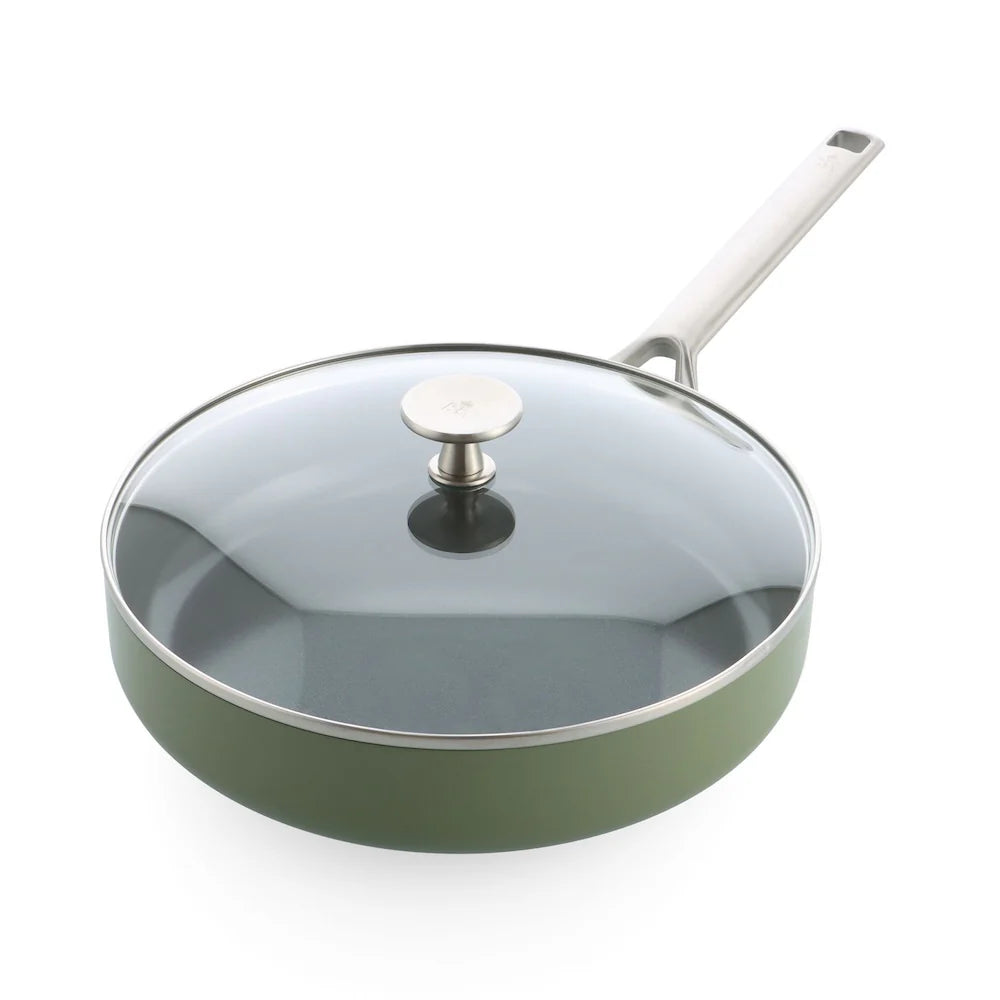 BK Sublime Keramische Pannenset Olive Green 4-delig