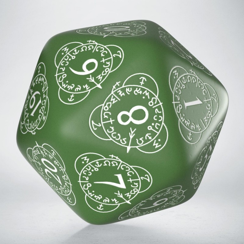 D20 green white level counter
