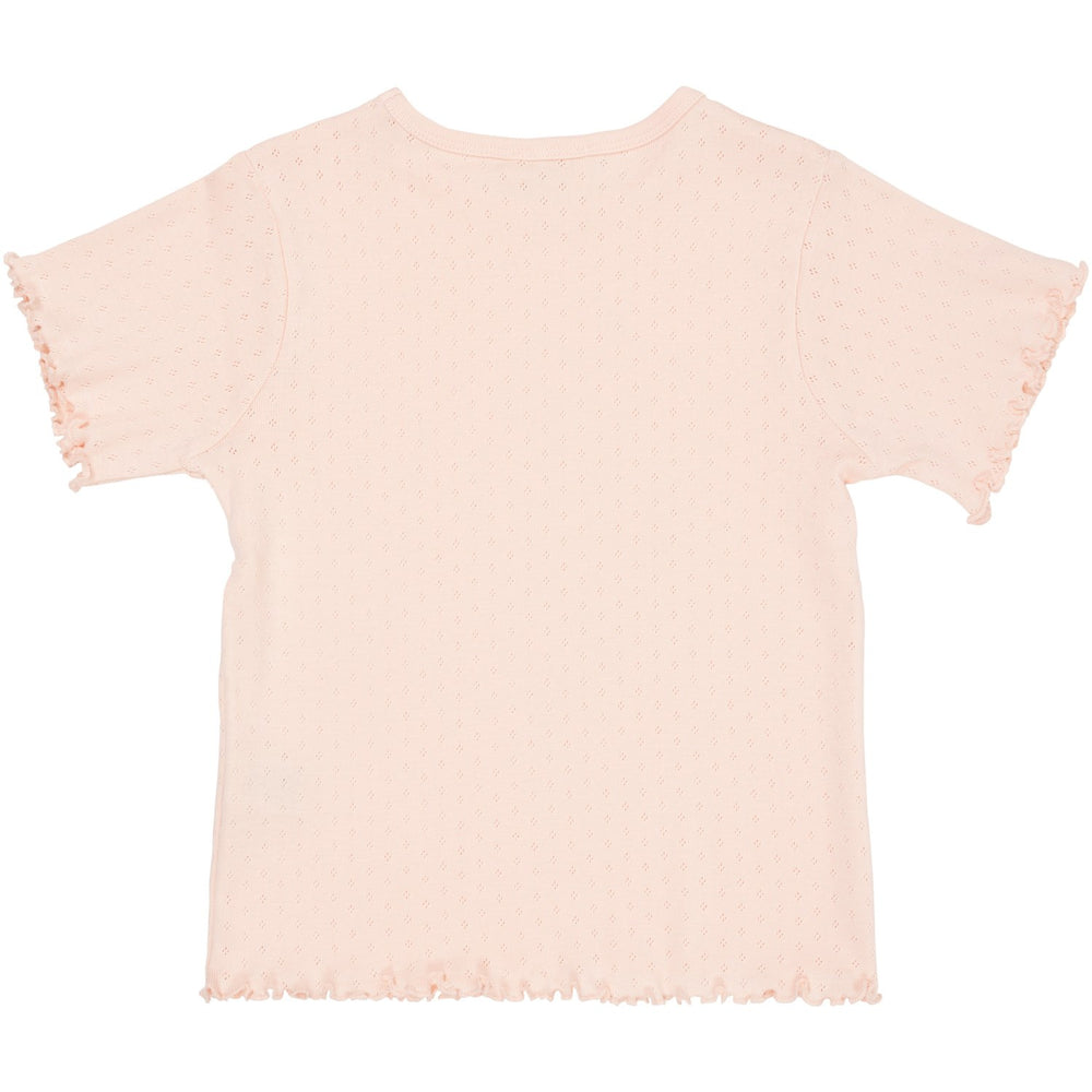 Køb COPENHAGEN COLORS Dusty Rose Summer Pointelle T-Shirt