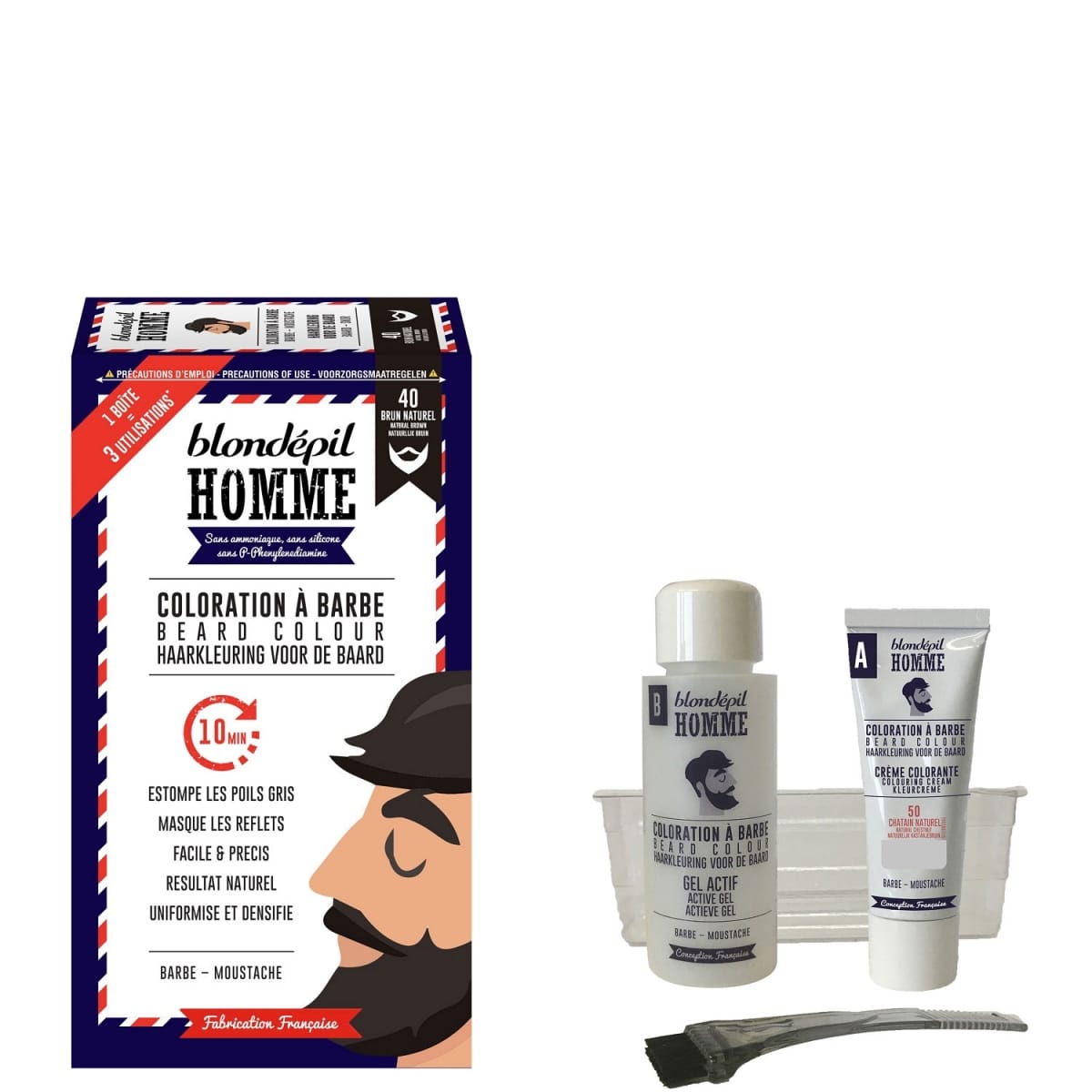 Blondépil Homme Blondépil Homme Coloration à Barbe