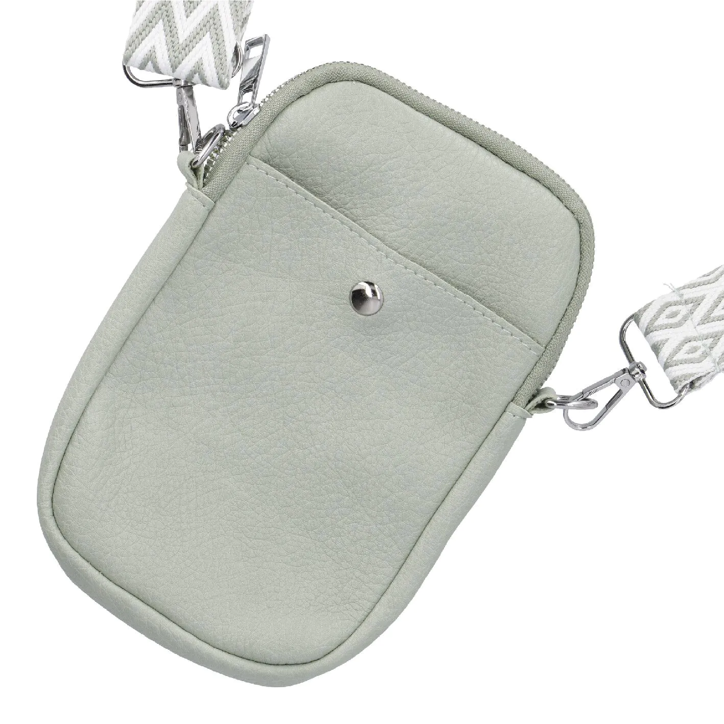 Handytasche Riemen, grün, 18 cm