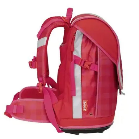 Scout Ultra Schulranzenset Red Gingham, 4-teilig