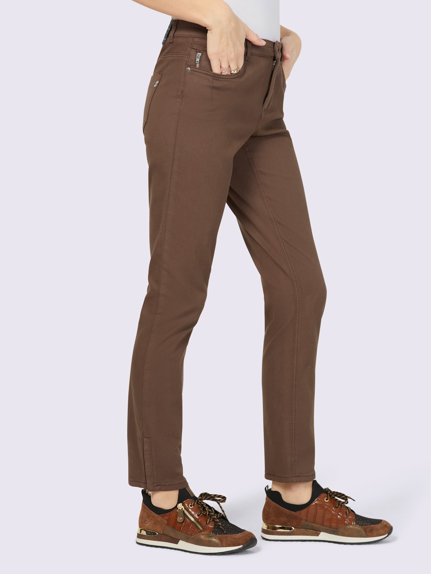 Pantalon coupe 5 poches en qualité extensible