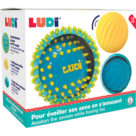 LUDI knubret sansebolde - stor og lille