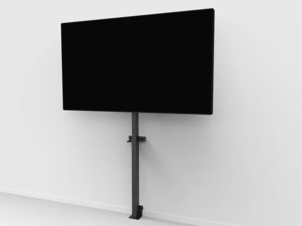 Multibrackets M Motorized Floormount - Stativ - motoriseret - for LCD TV - sort - skærmstørrelse: 32