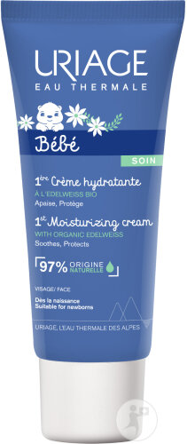 Uriage Bébé 1ère Crème Hydratante Visage Tube 40ml