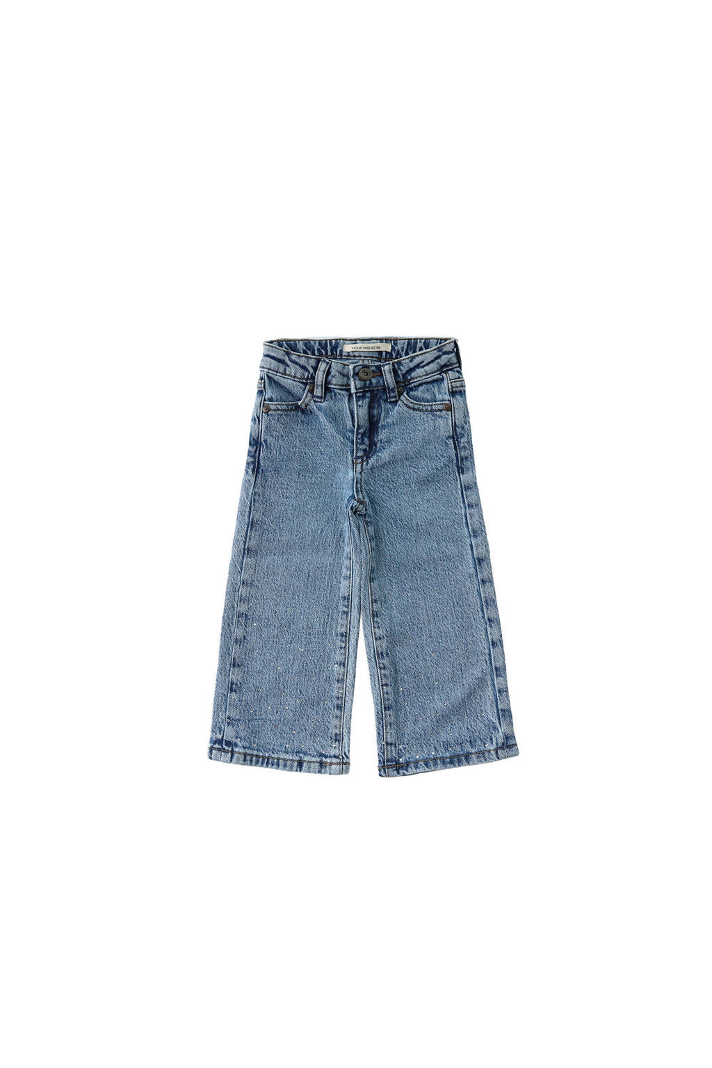 Your Wishes wide leg jeans medium blue denim