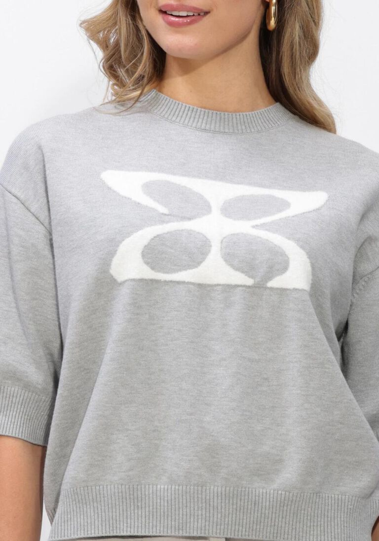 grijze studio ar trui isidre viscose knit