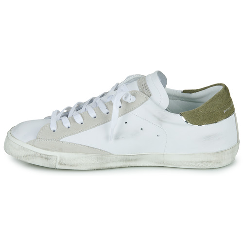 Philippe Model - PRSX LOW MAN Blanco / Kaki
