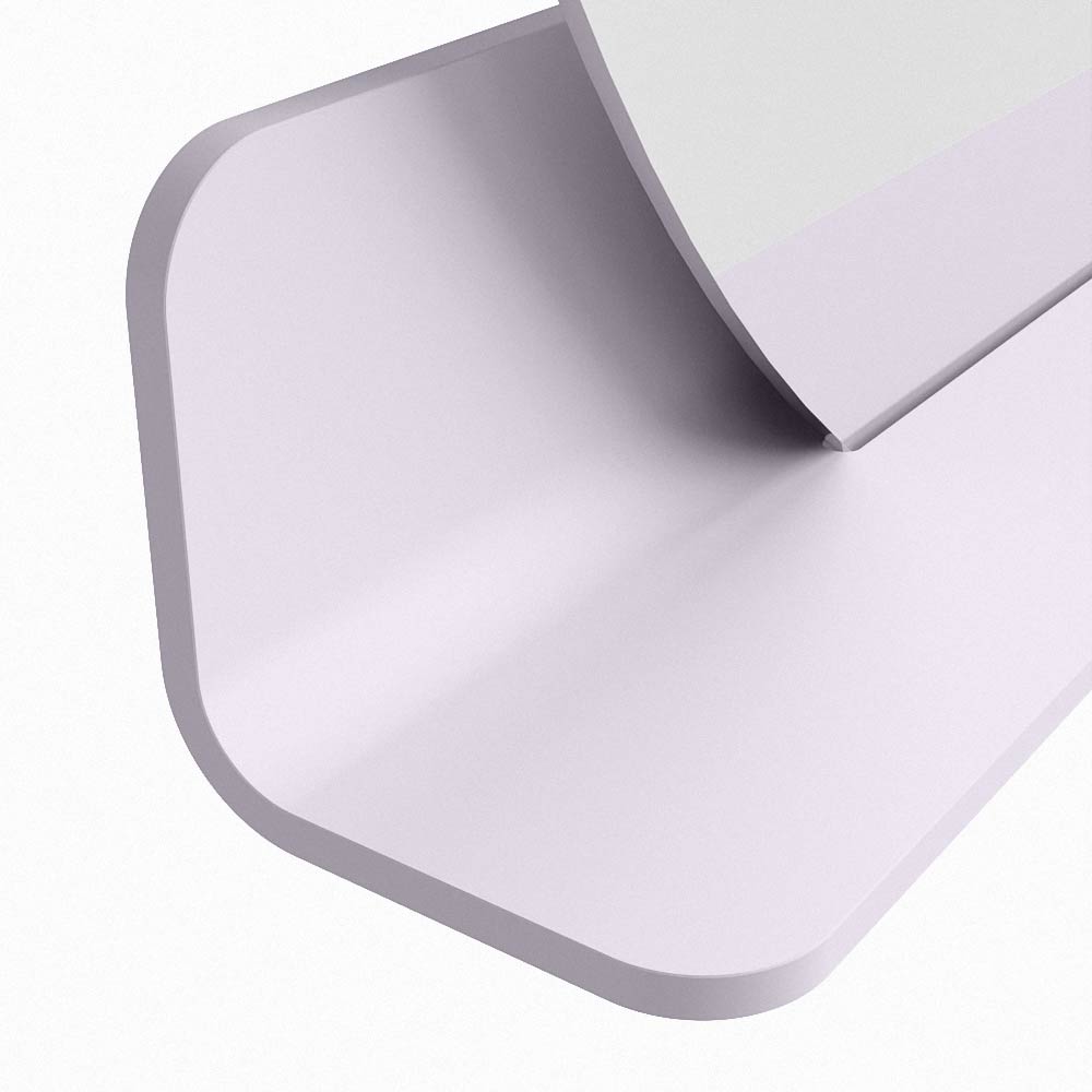 Mondiaz Spot spiegel rond Ø100cm met planchet cale