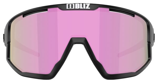 Lunettes Bliz Fusion Small Noir Mat / Rose