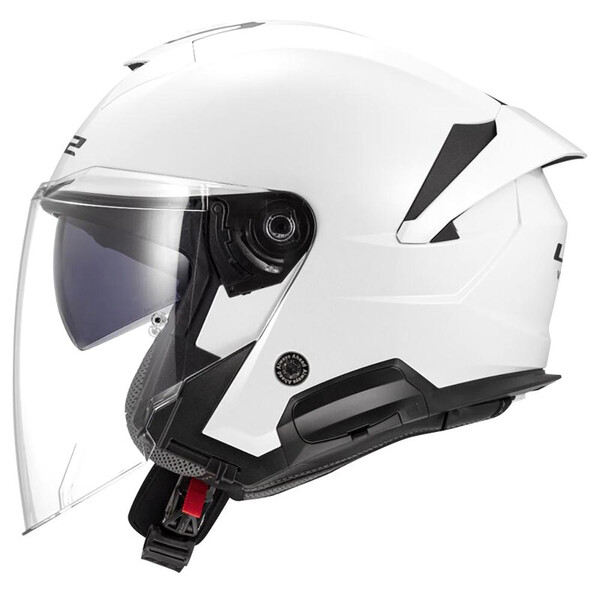 LS2 - Casque OF618 Verso II Solid Blanc brillant