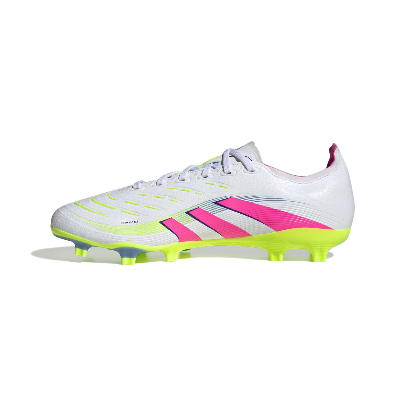Adidas Predator League Gras / Kunstgras Voetbalschoenen (MG) Wit Roze Neongeel