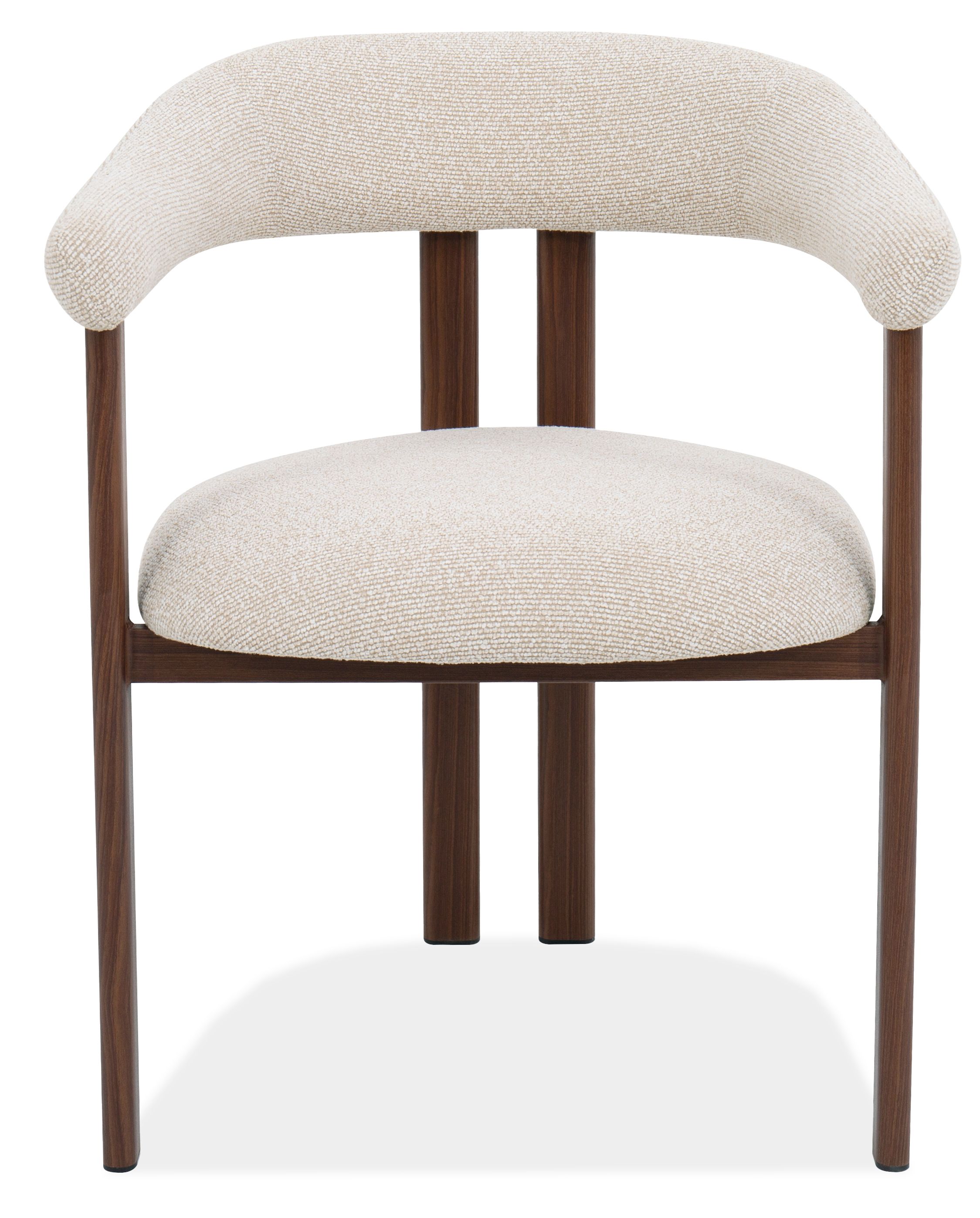 Eetkamerstoel Beige Walnut Takumi B64 x D62.5 x H78 cm