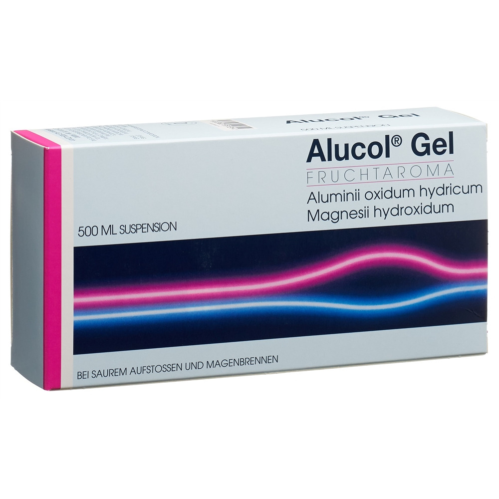 ALUCOL Gel Susp Frucht Fl 500 ml