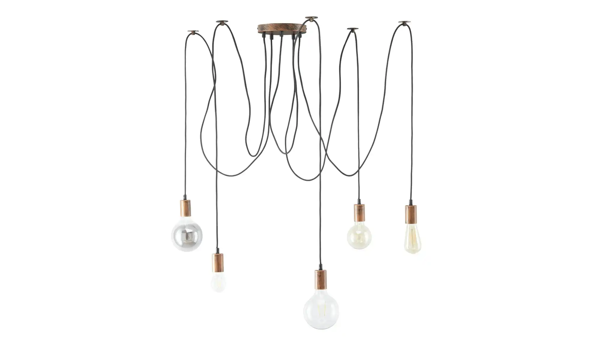 Trio Pendelleuchte, 5-flammig, kupferantikfarbig