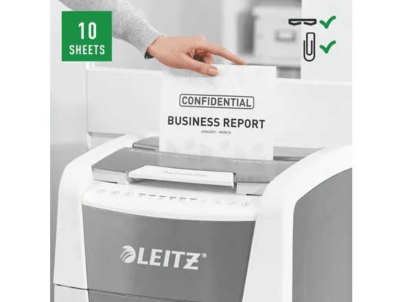 Makulator Leitz IQ AutoFeed Office 300 krydsmakulering 4x30 mm (P-4)