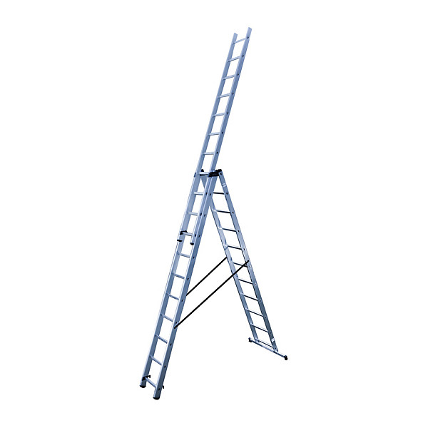 Echelle transformable 3 plans HAILO 3 x 11 échelons