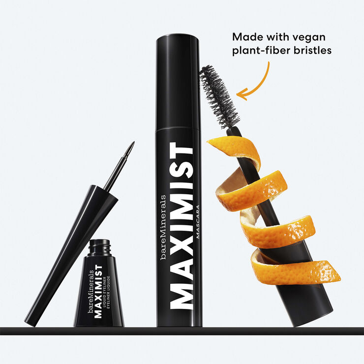 Bareminerals MAXIMIST Phyto-Fiber Volumizing Mascara Black 9. 0 ML