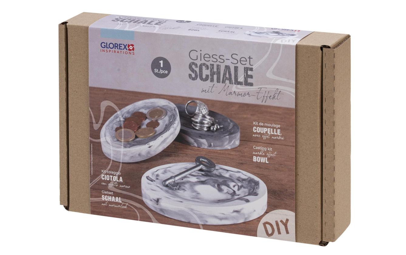Modellier-Set Schale mit Marmor-EffektGiess-Set als einzigartige Bastelidee