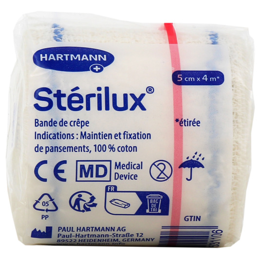 Bande de crêpe Sterilux
