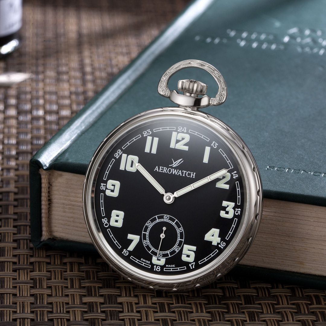 Aerowatch Taschenuhr Lépine Mechanical Traditional