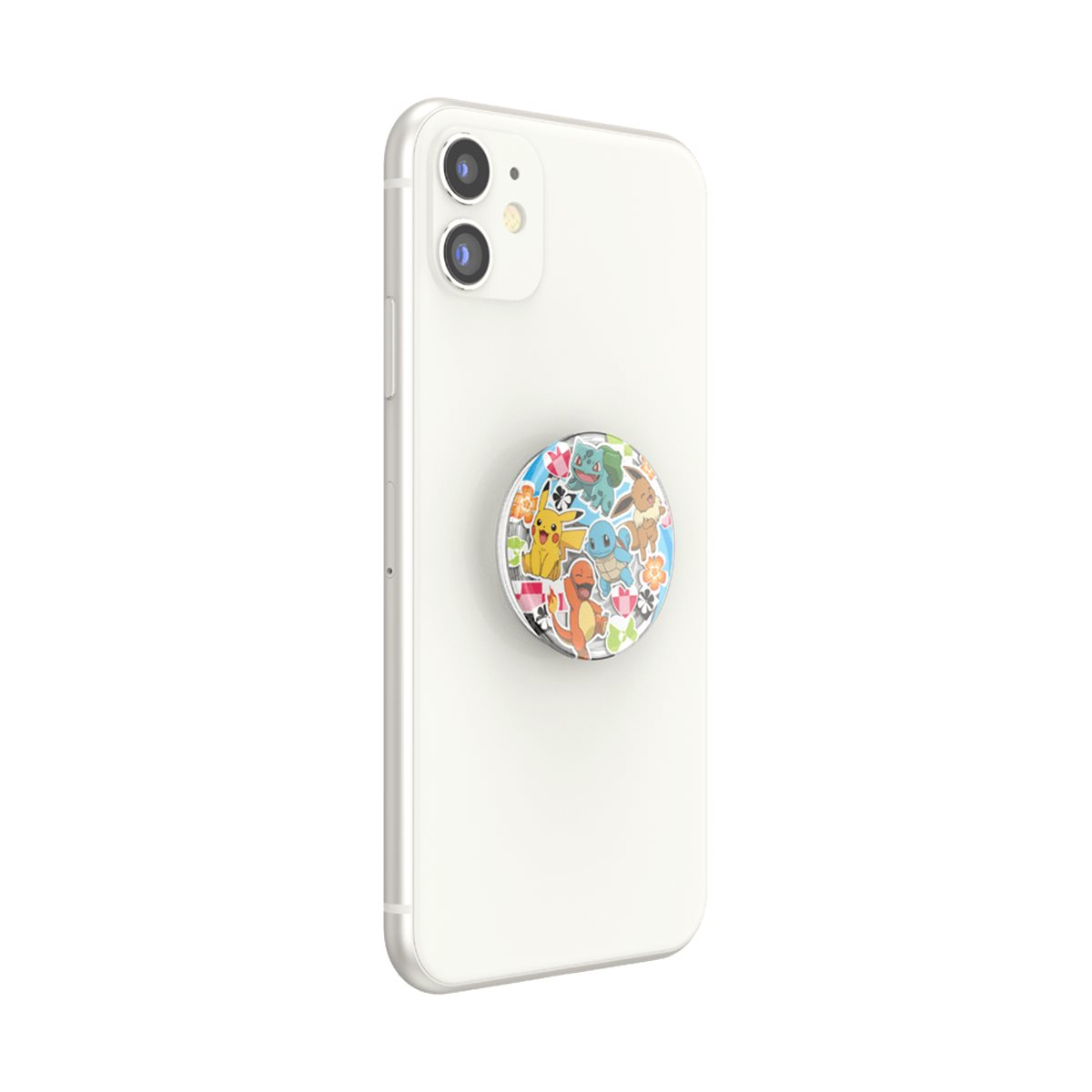 PopGrip Premium Finger Griff Halterung (Austauschbarer Top) für Smartphones / Tablets (112697) - Pokémon Multi Transparent