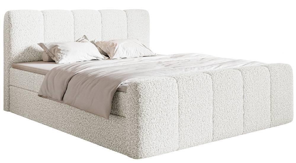 NADUVI Collection Boxspring Chloe 160x200 bouclé met opbergruimte