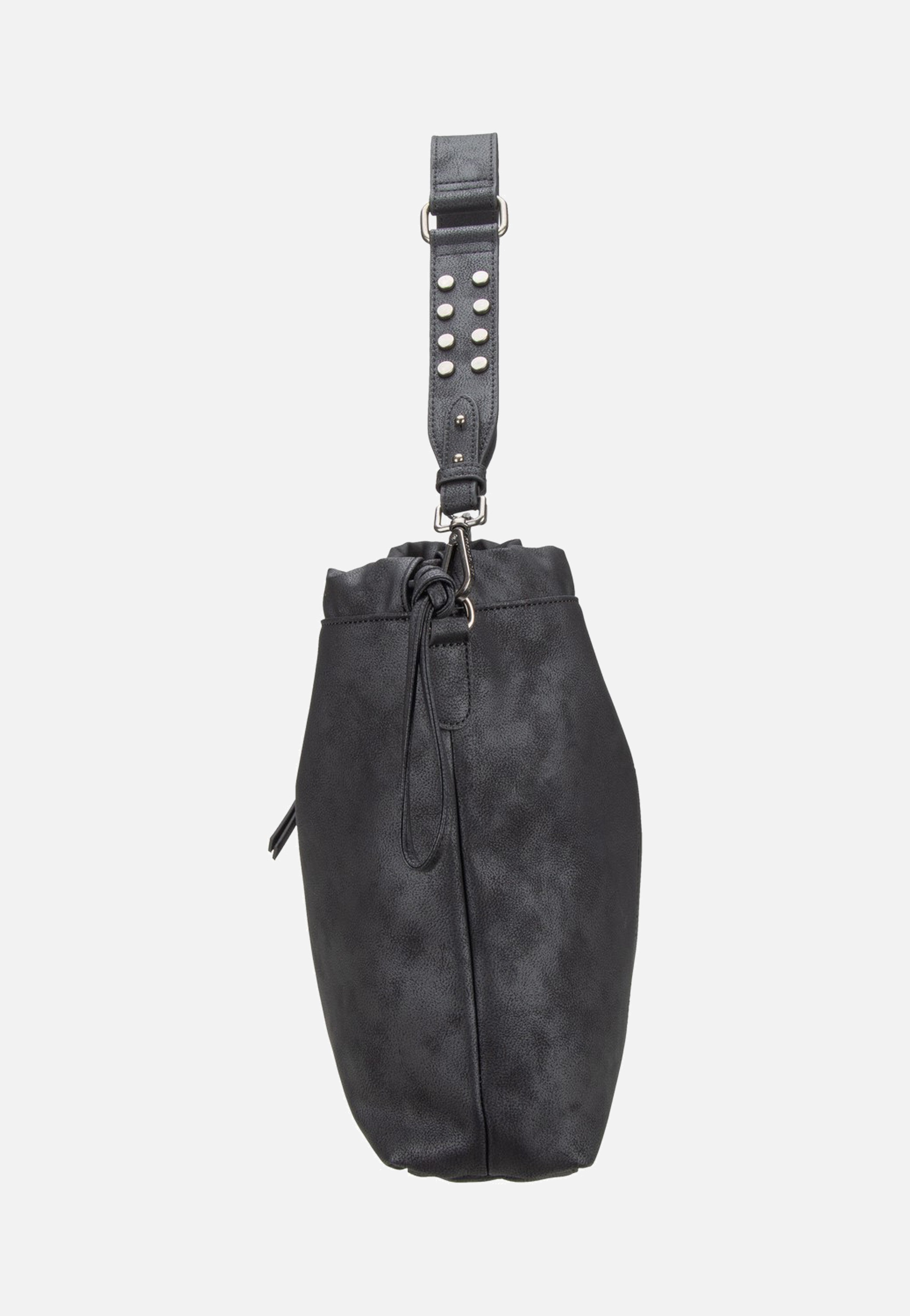 Rebel At Heart Squeezy Black - Hobo Bag