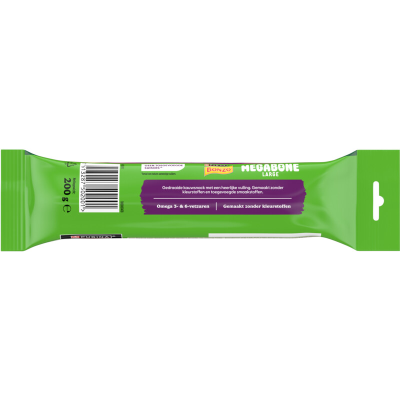 Bonzo Megabone hondensnack groot met rund