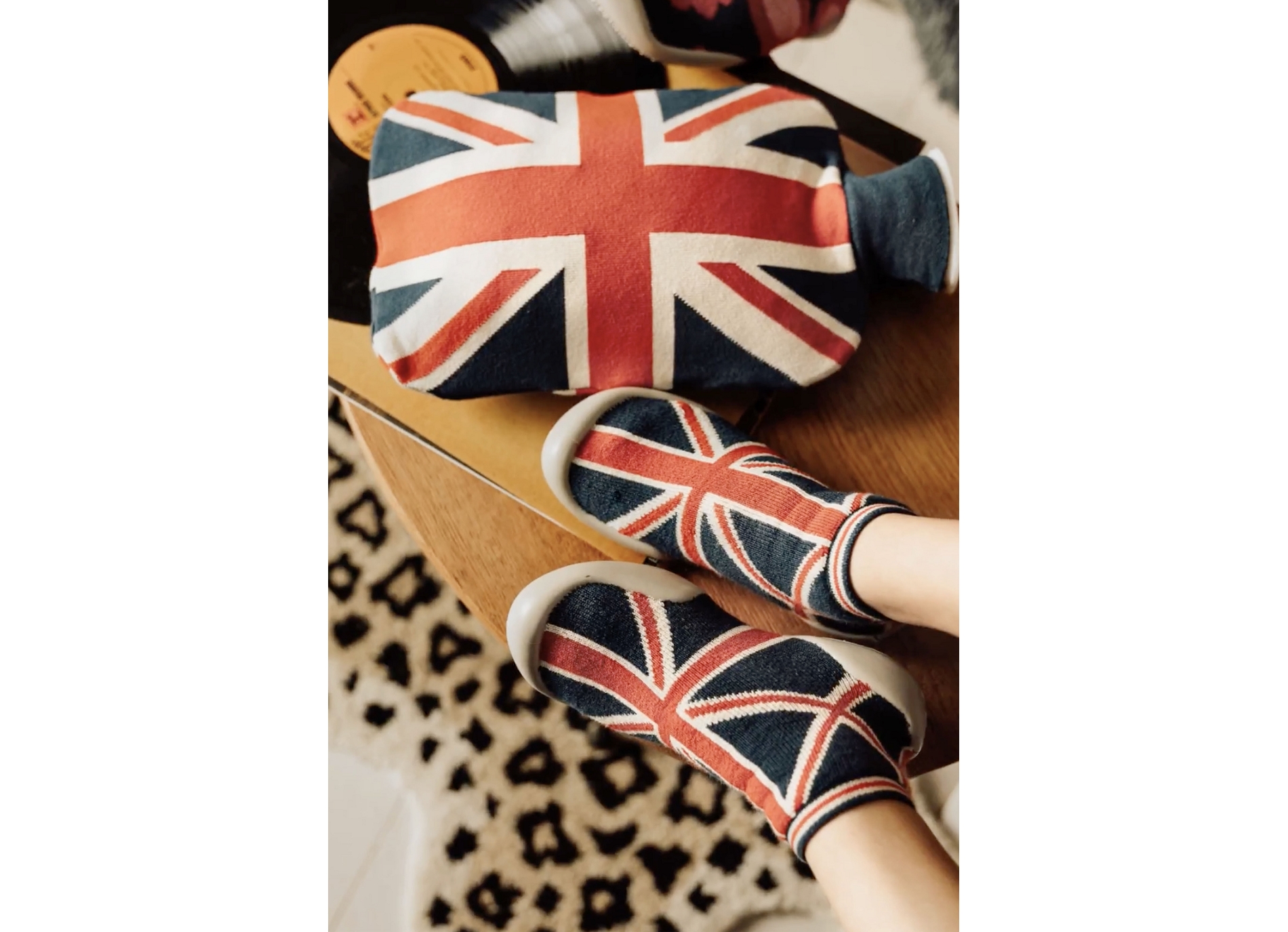 Union jack bleu rouge