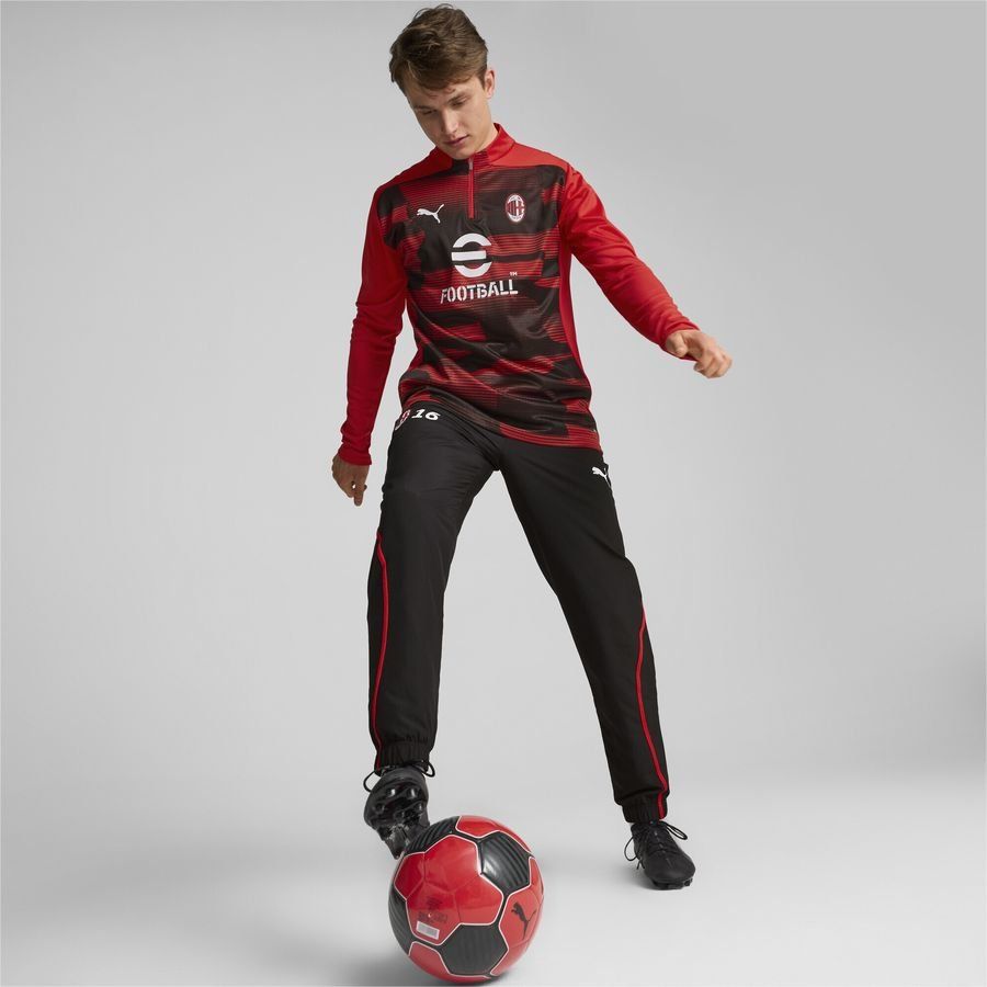 Puma Haut d'avant-match à 1/4 zip AC Milan Homme